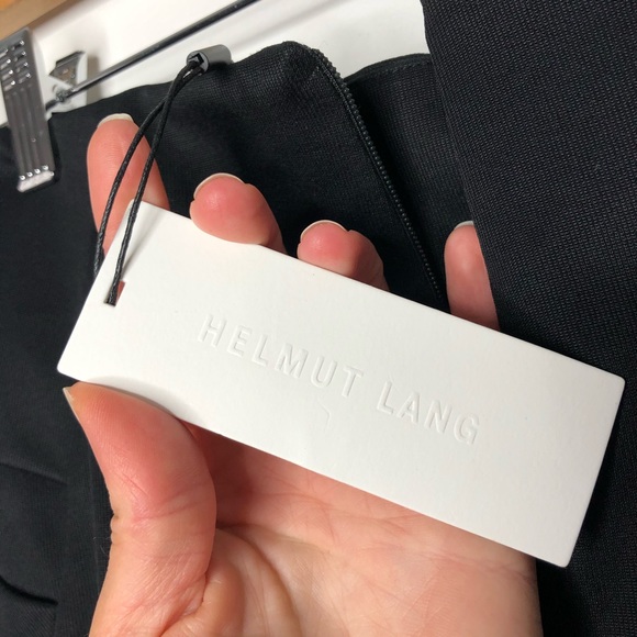 Helmut Lang | NWT Knot Drape Mini Skirt Black Rib 2 - Picture 6 of 8